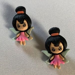 NWT. Handmade Pierced Earrings of Fancy Girls.  For ages 5 and up!